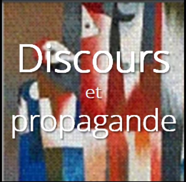 Discours et propagande  Janvier 2008